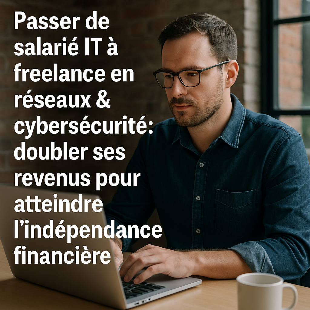 Passer freelance IT réseaux cybersécurité
