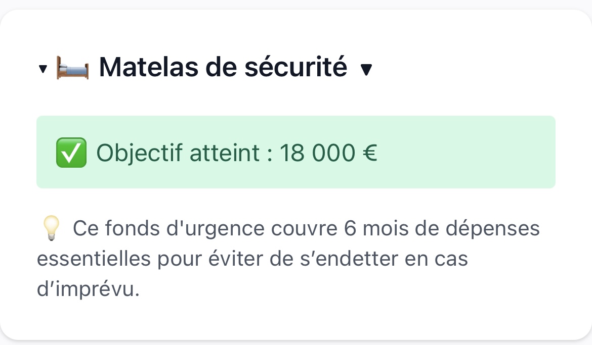 Matelas de sécurité